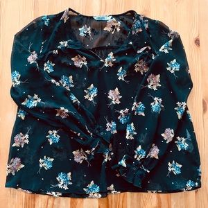 ❌SOLD❌ZARA sheer blouse